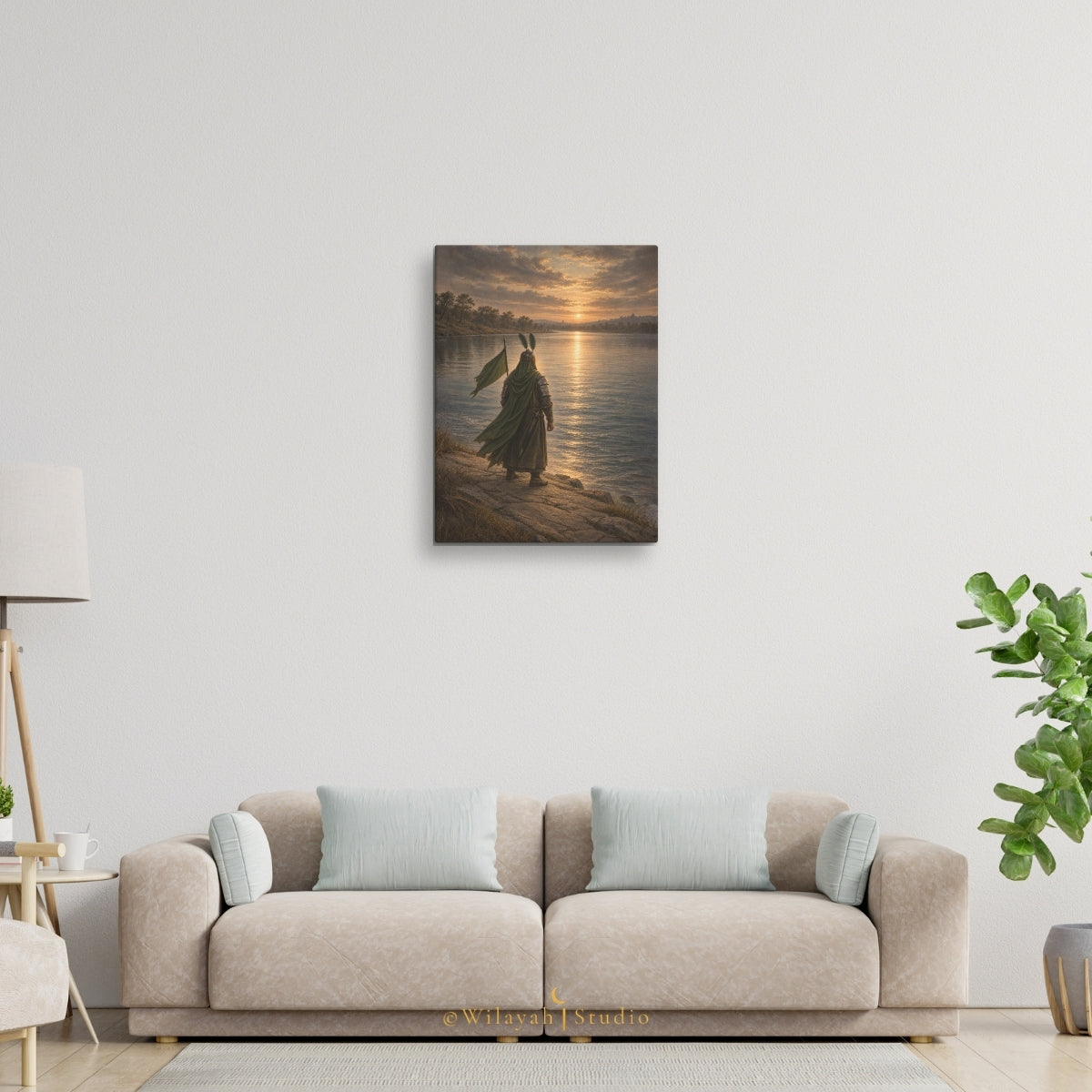Guardian of the Camp — Hazrat Abbas (AS) | Islamic Canvas Art