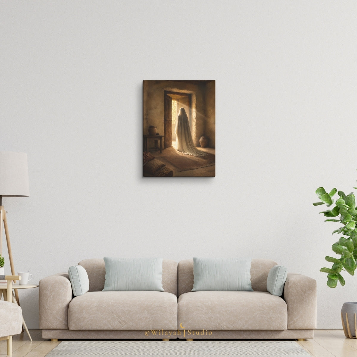 Silent Departure — Lady Fatimah al-Zahra (SA) | Islamic Canvas Art