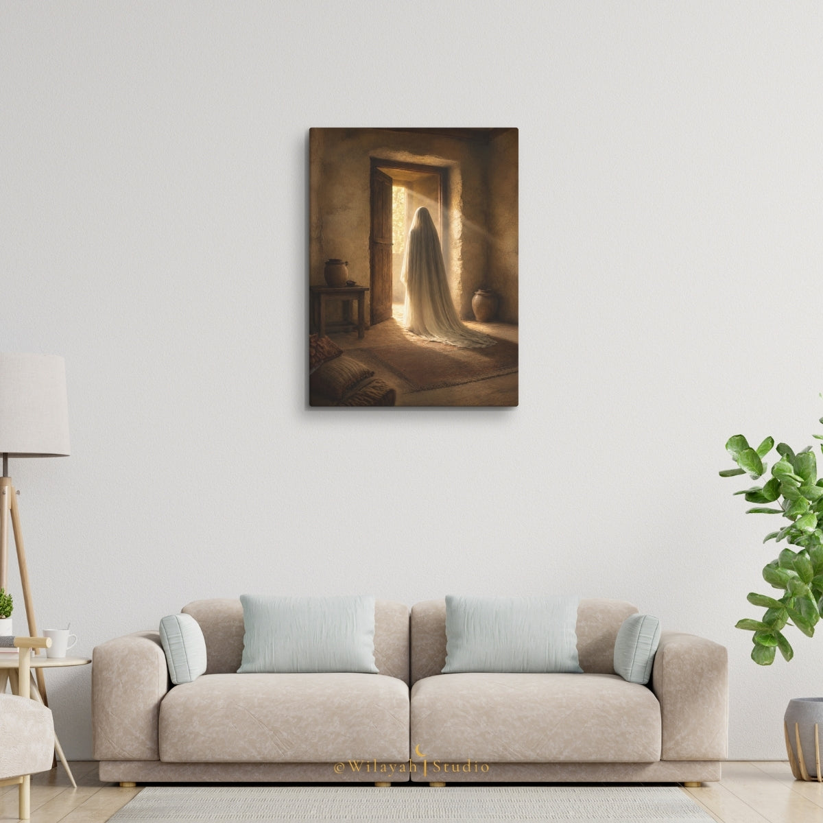 Silent Departure — Lady Fatimah al-Zahra (SA) | Islamic Canvas Art