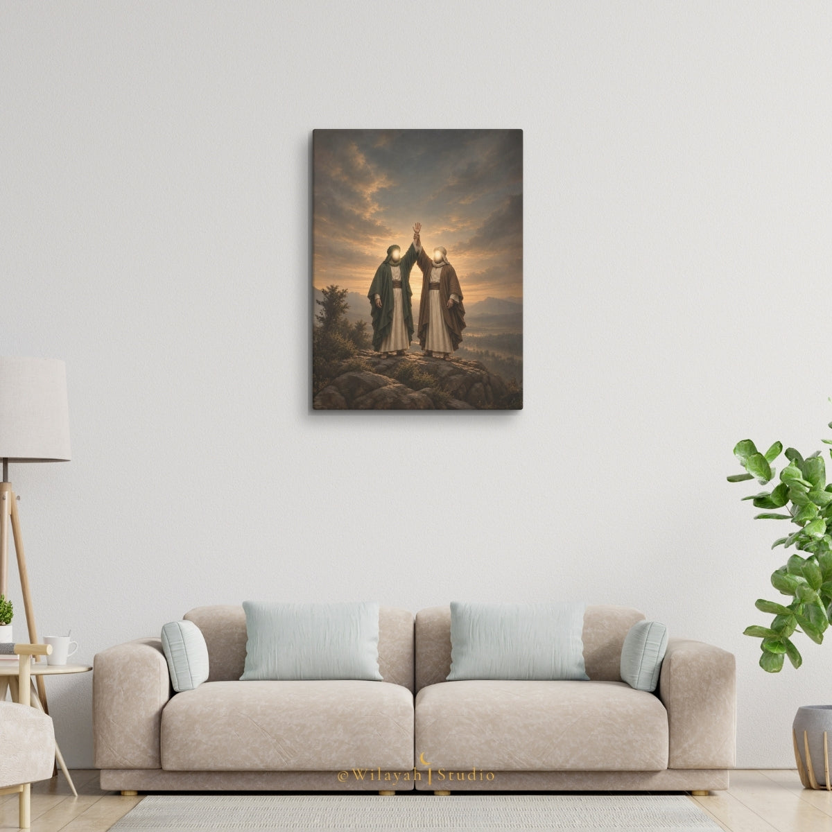 The Proclamation of Wilayah — Ghadir Khumm | Islamic Canvas Art