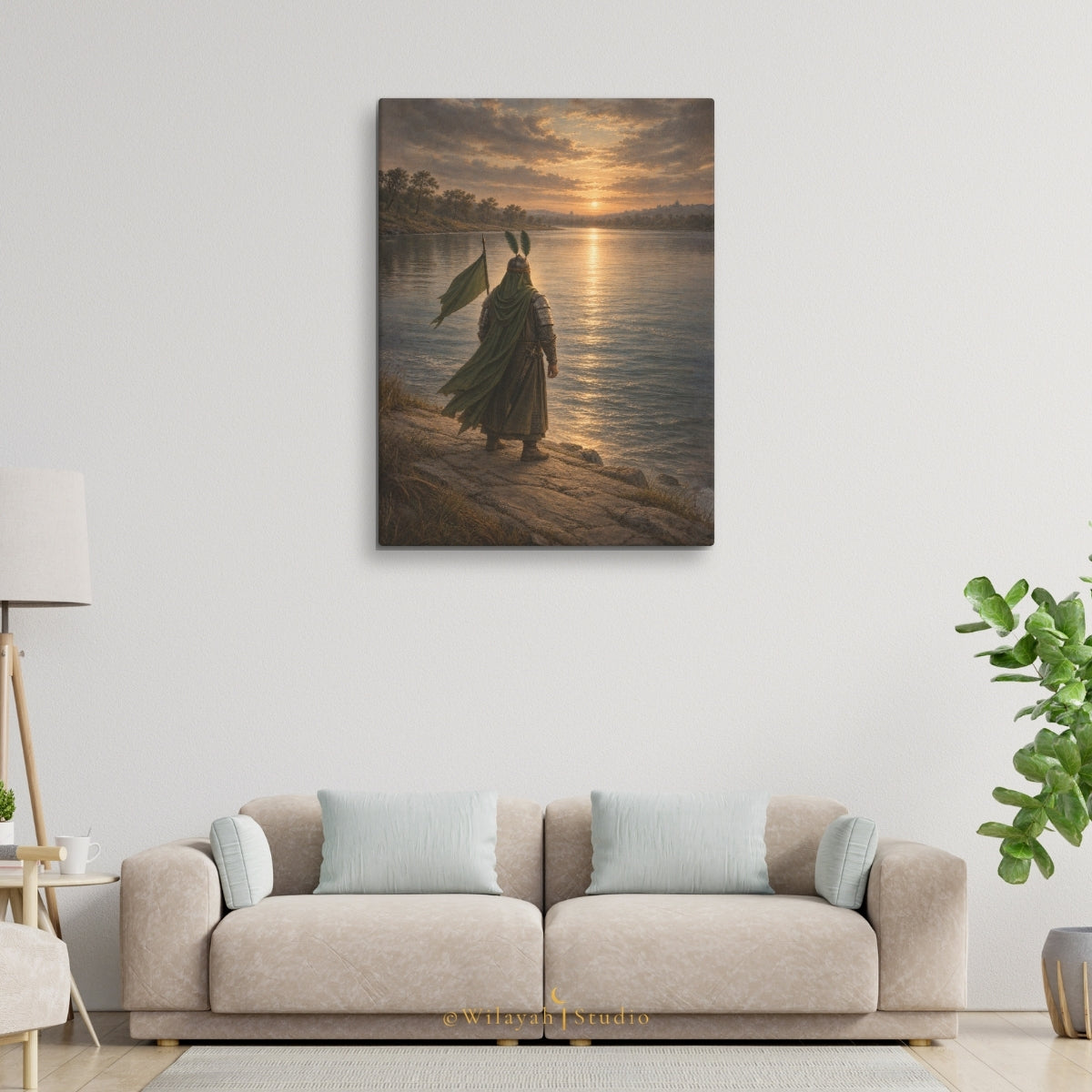 Guardian of the Camp — Hazrat Abbas (AS) | Islamic Canvas Art