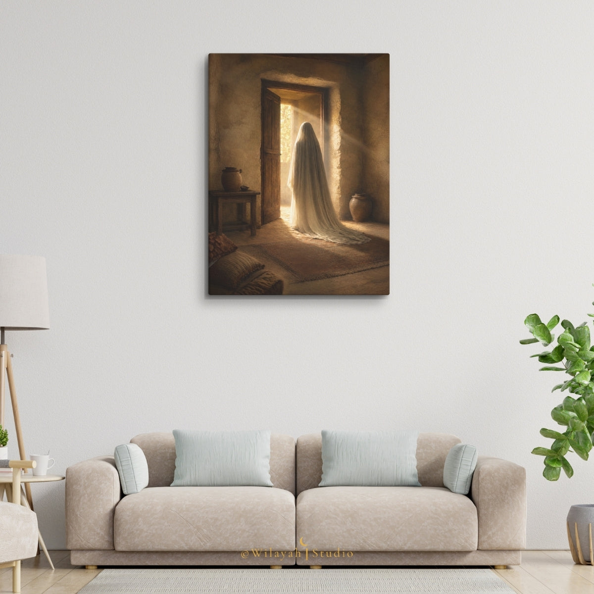 Silent Departure — Lady Fatimah al-Zahra (SA) | Islamic Canvas Art