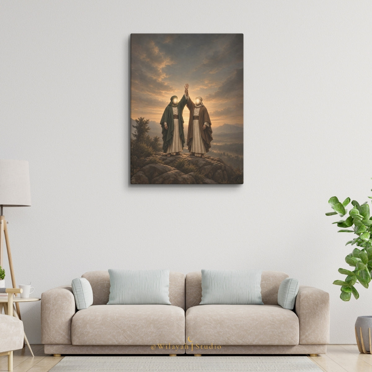 The Proclamation of Wilayah — Ghadir Khumm | Islamic Canvas Art