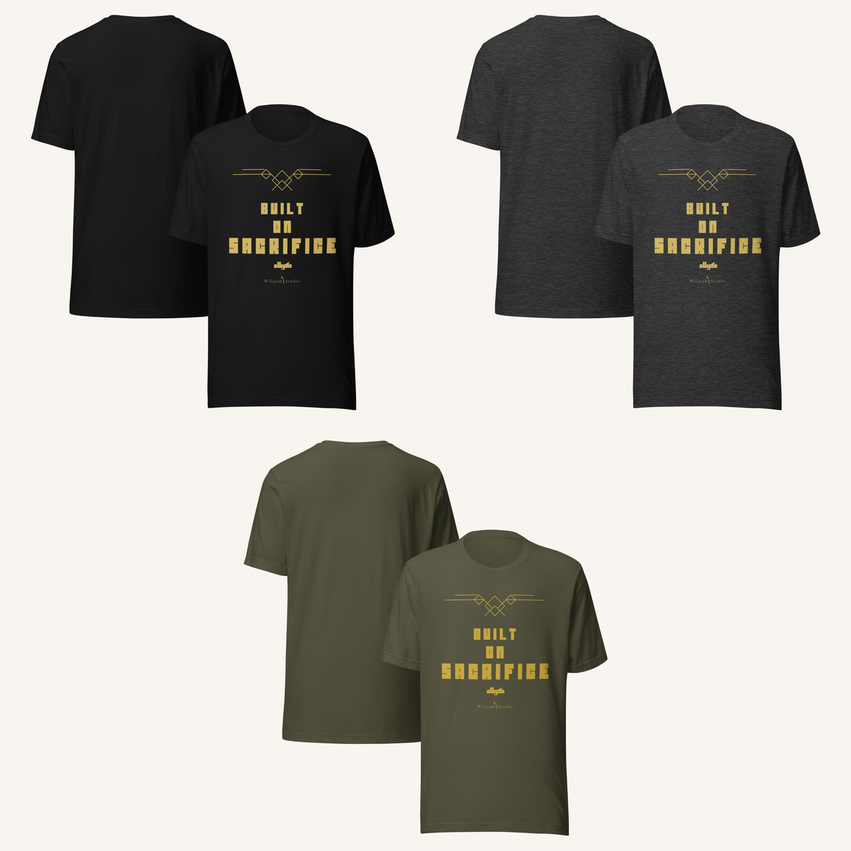 Built On Sacrifice | كربلاء – Premium T-Shirt