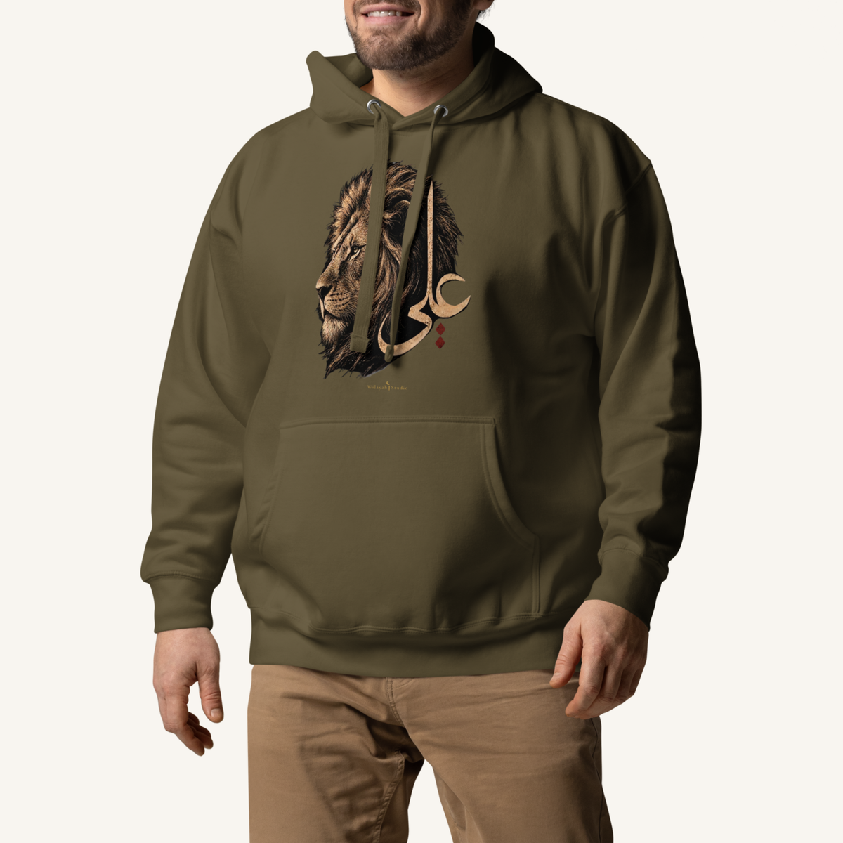 Lion of Allah | علي – Premium Hoodie