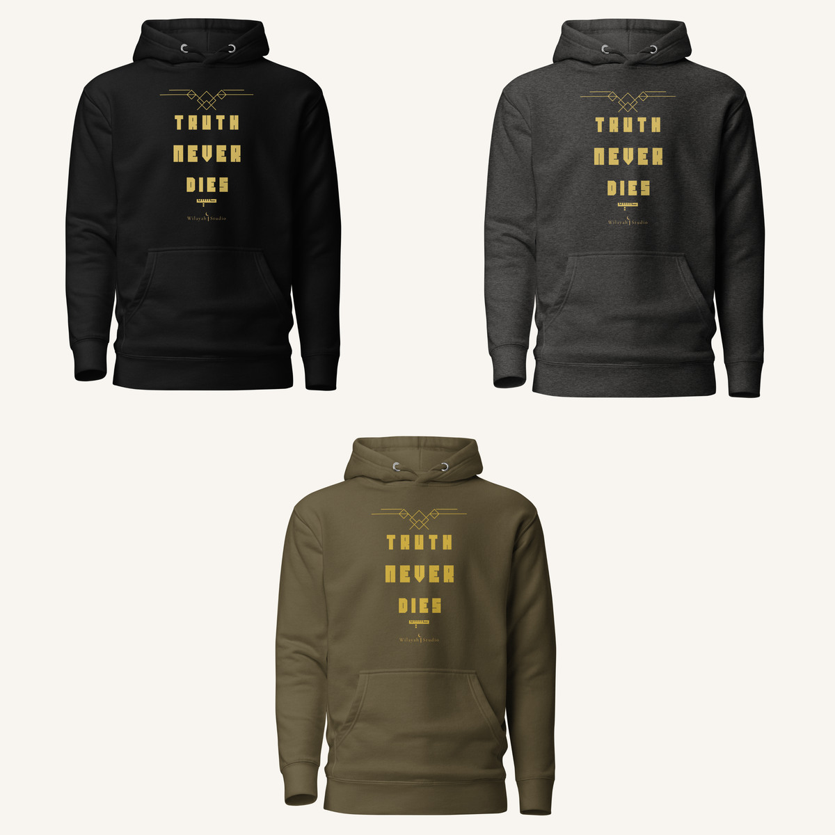 Truth Never Dies | حسين – Premium Hoodie