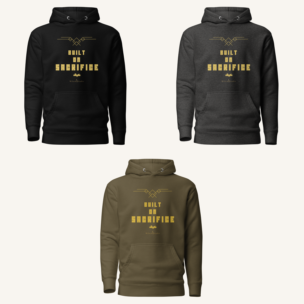 Built On Sacrifice | كربلاء – Premium Hoodie