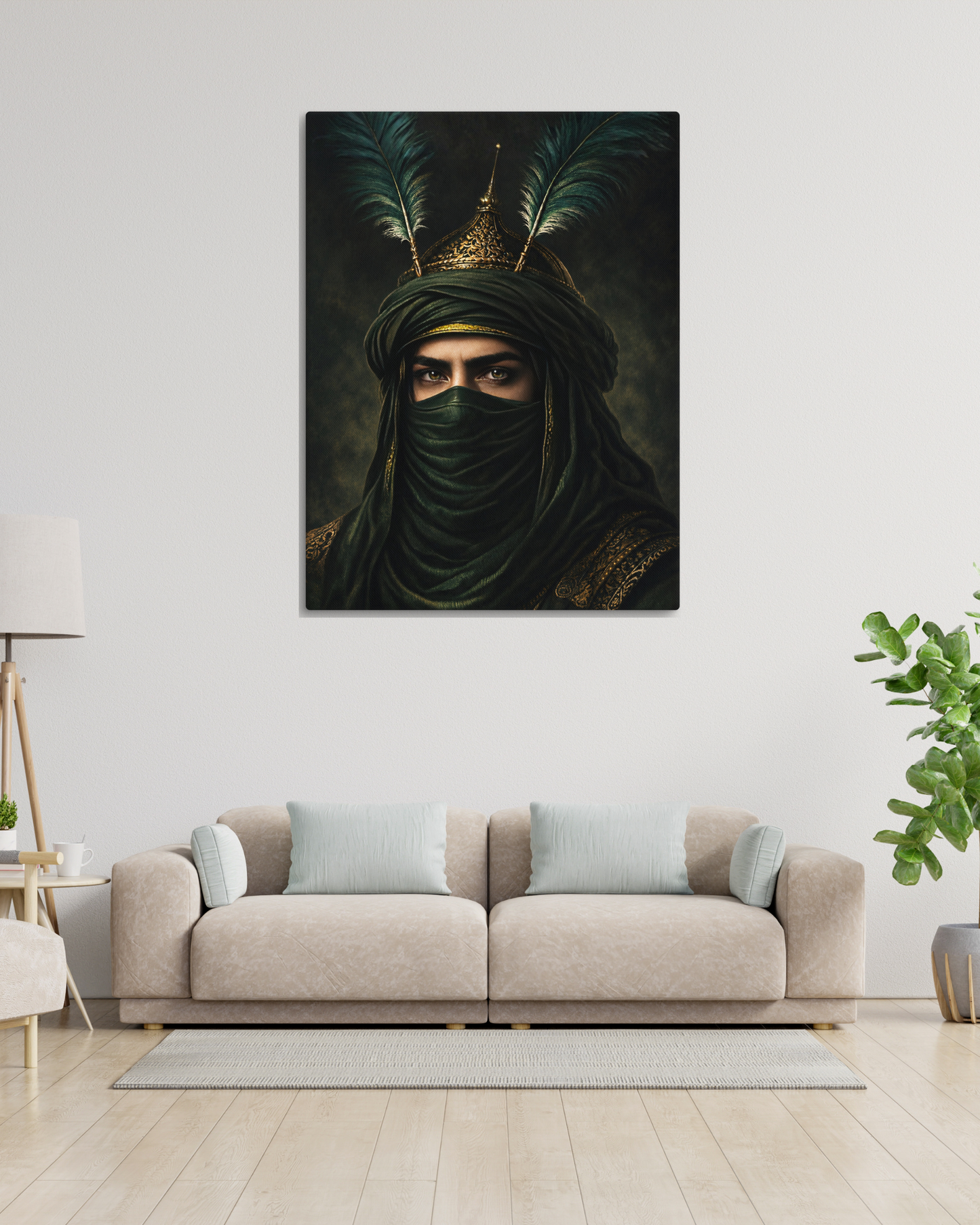 The Guardian’s Gaze | Ahlulbayt Canvas Wall Art