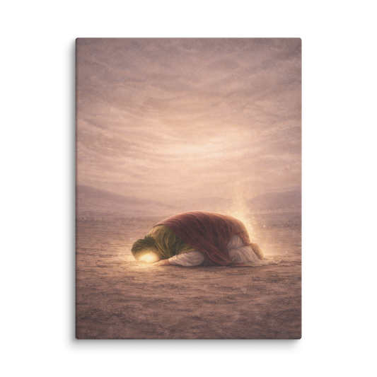 Prostration of Light | Ahlulbayt Canvas Wall Art