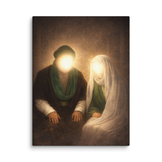 The Light of Purity | Ahlulbayt Canvas Wall Art