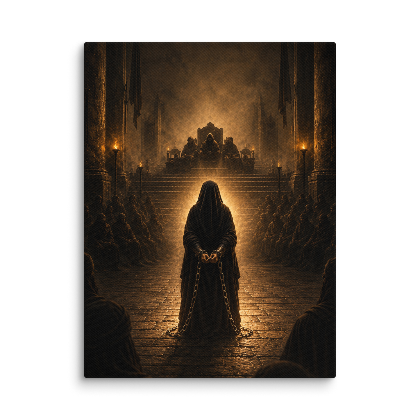 Bound in Body, Free in Spirit | Ahlulbayt Canvas Wall Art