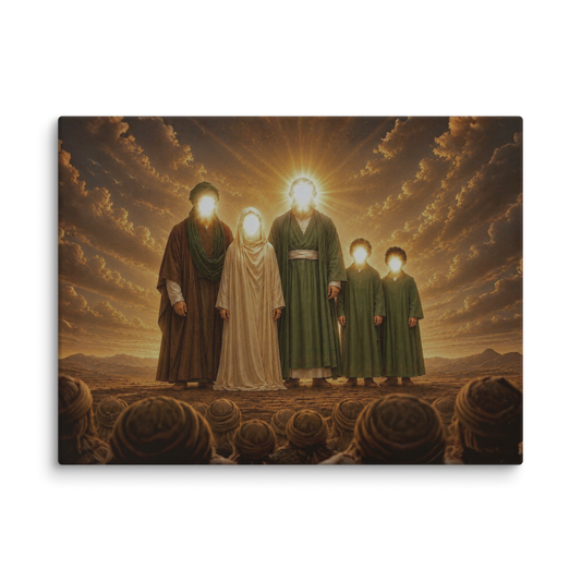The Day of Mubahila | Ahlulbayt Canvas Wall Art