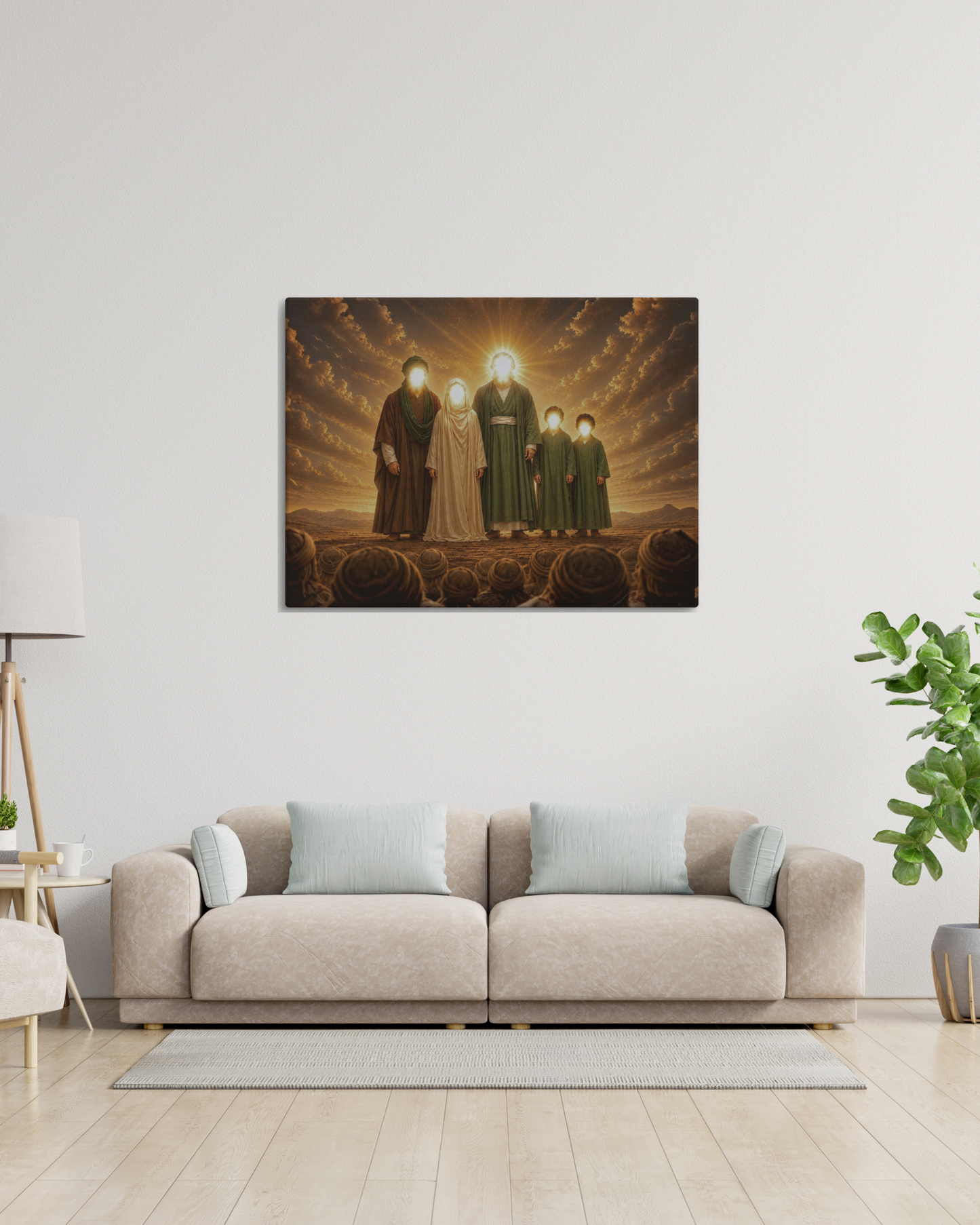 The Day of Mubahila | Ahlulbayt Canvas Wall Art