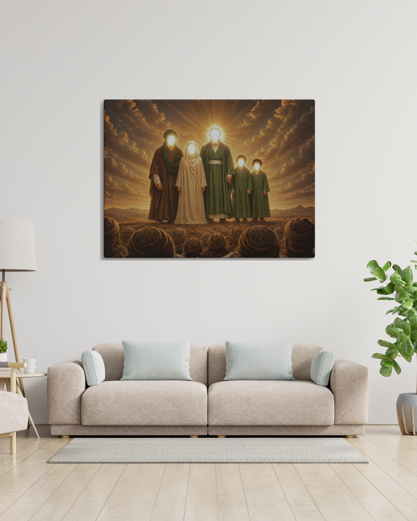 The Day of Mubahila | Ahlulbayt Canvas Wall Art