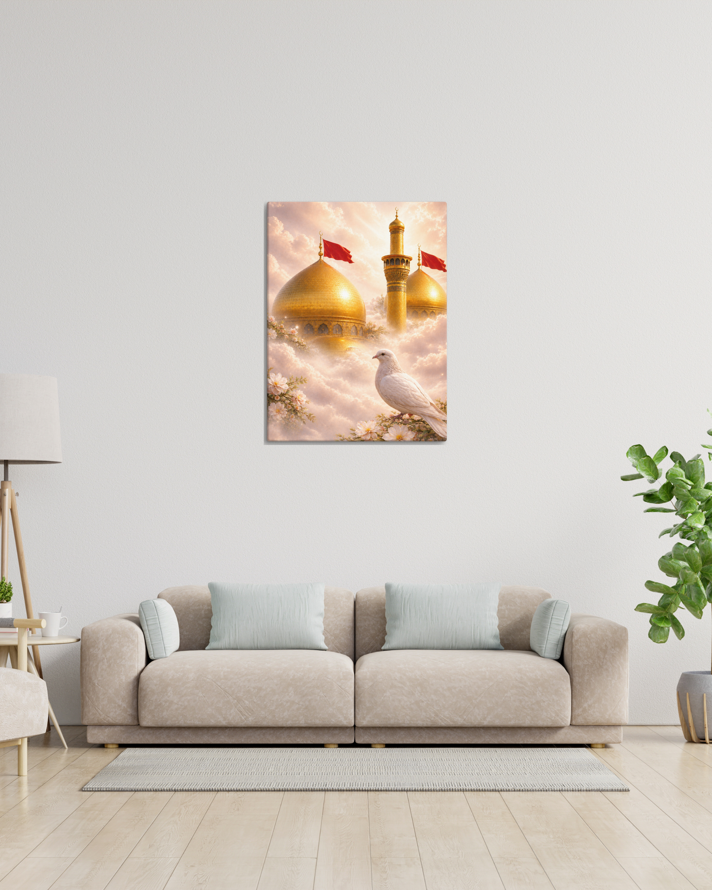 Dove of Paradise | Ahlulbayt Canvas Wall Art