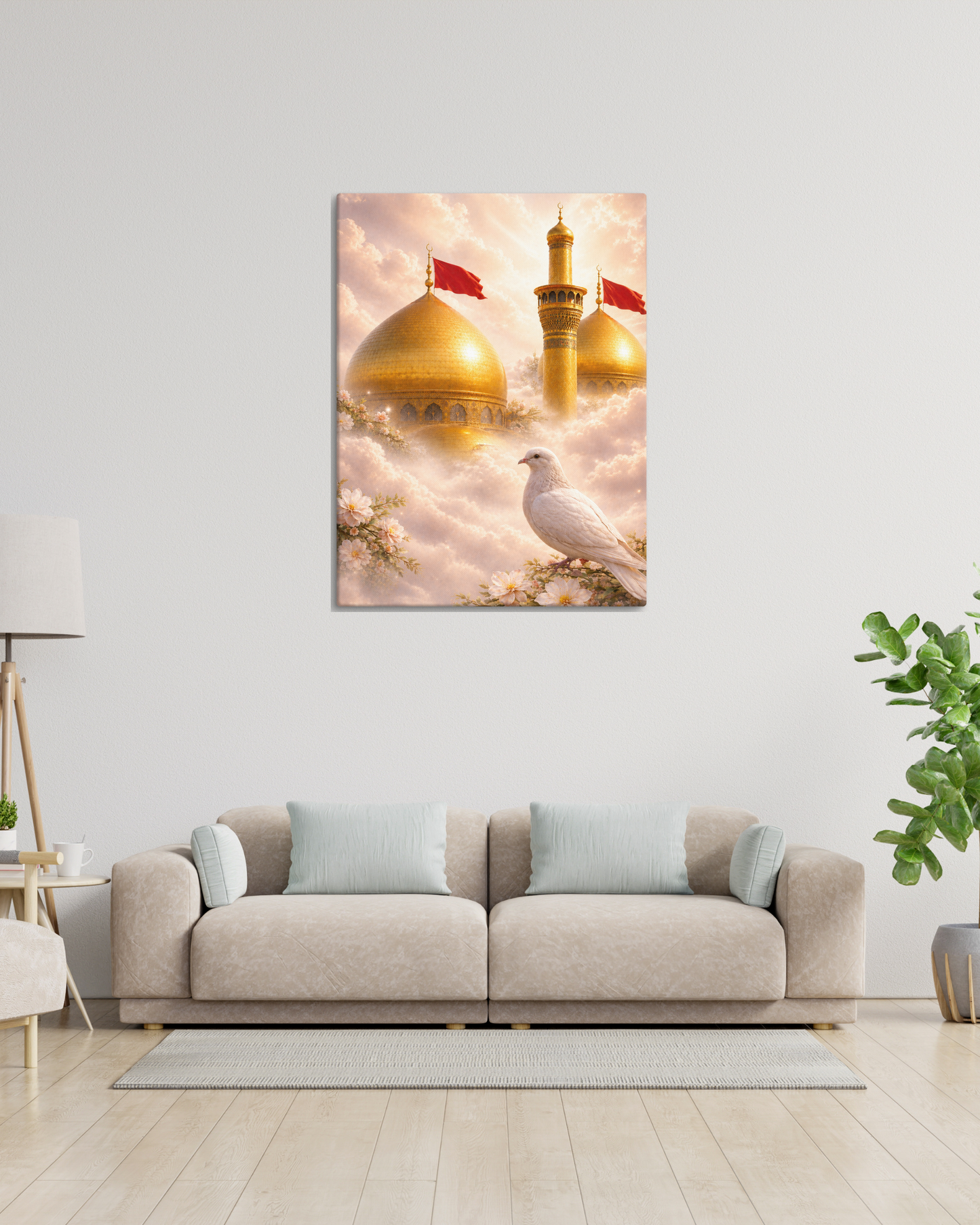 Dove of Paradise | Ahlulbayt Canvas Wall Art