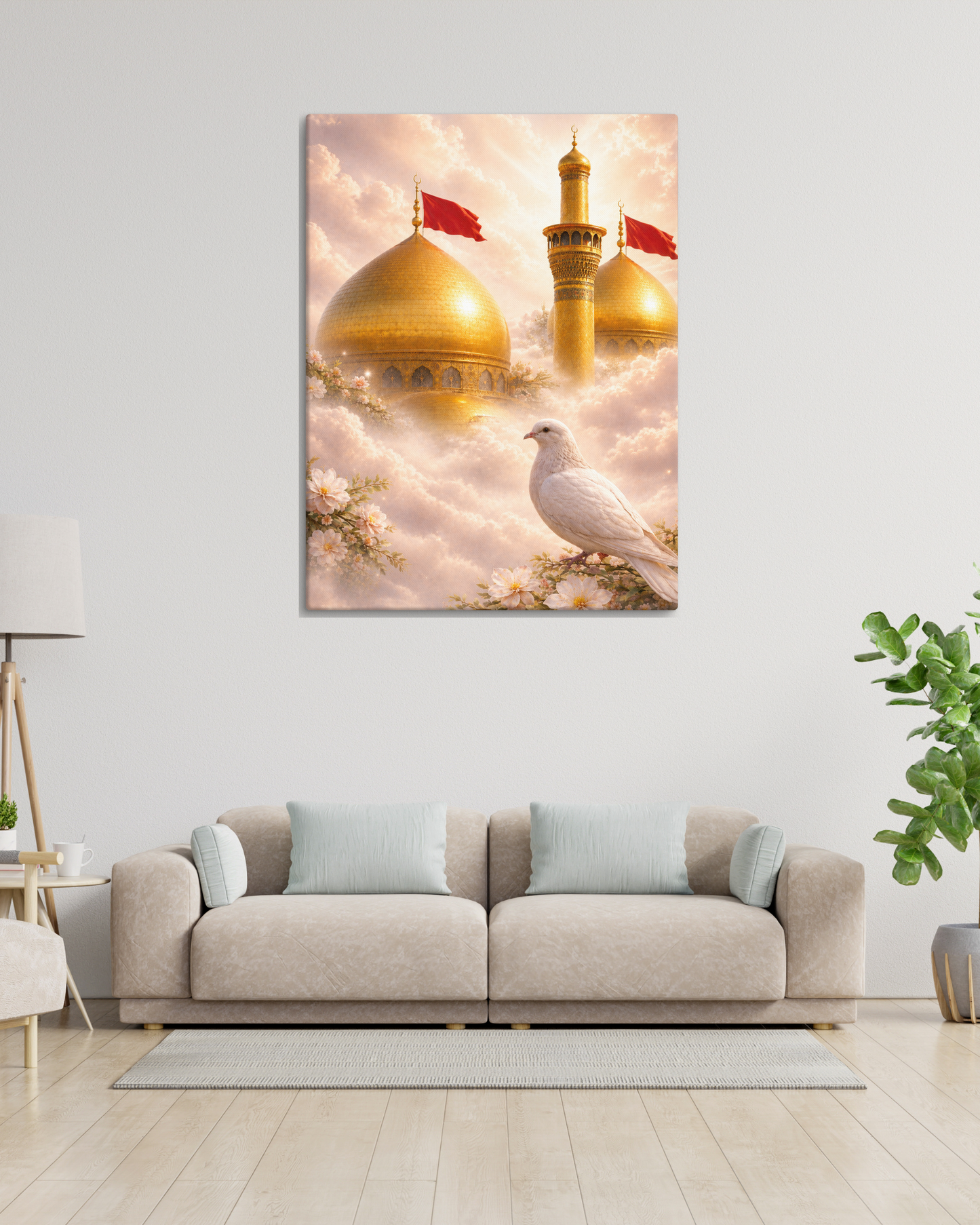 Dove of Paradise | Ahlulbayt Canvas Wall Art