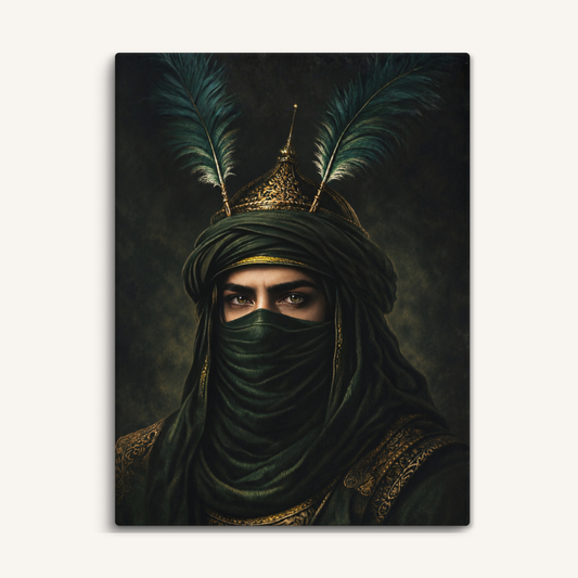 The Guardian’s Gaze | Ahlulbayt Canvas Wall Art