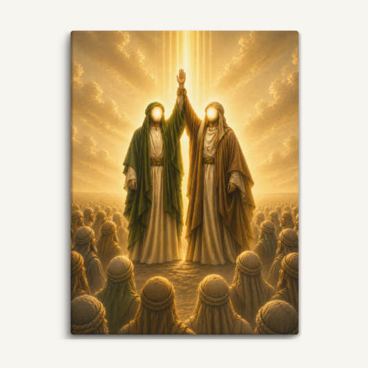 Hands Raised to the Heavens | Ahlulbayt Canvas Wall Art
