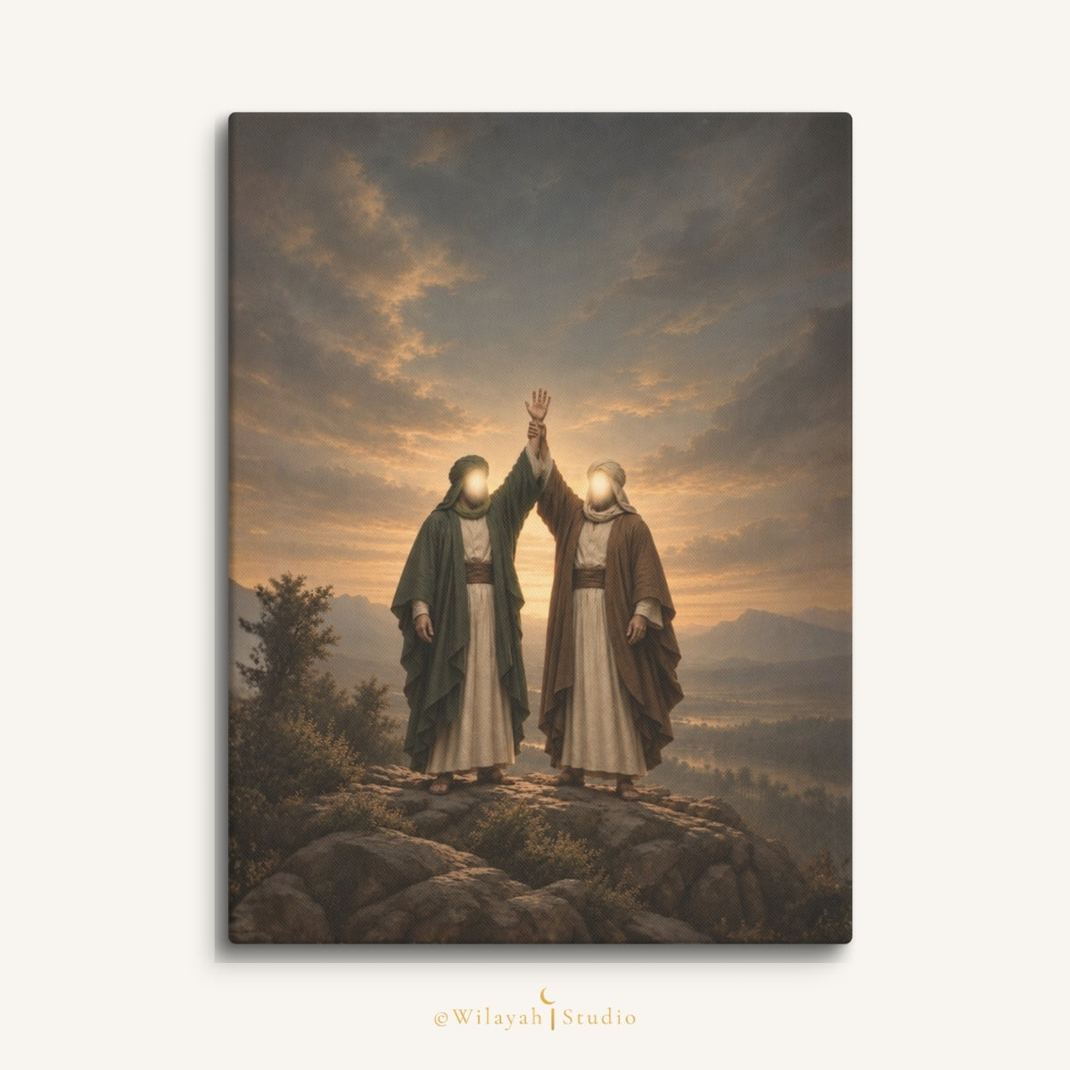 The Proclamation of Wilayah — Ghadir Khumm | Islamic Canvas Art
