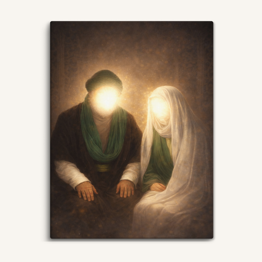 The Light of Purity | Ahlulbayt Canvas Wall Art