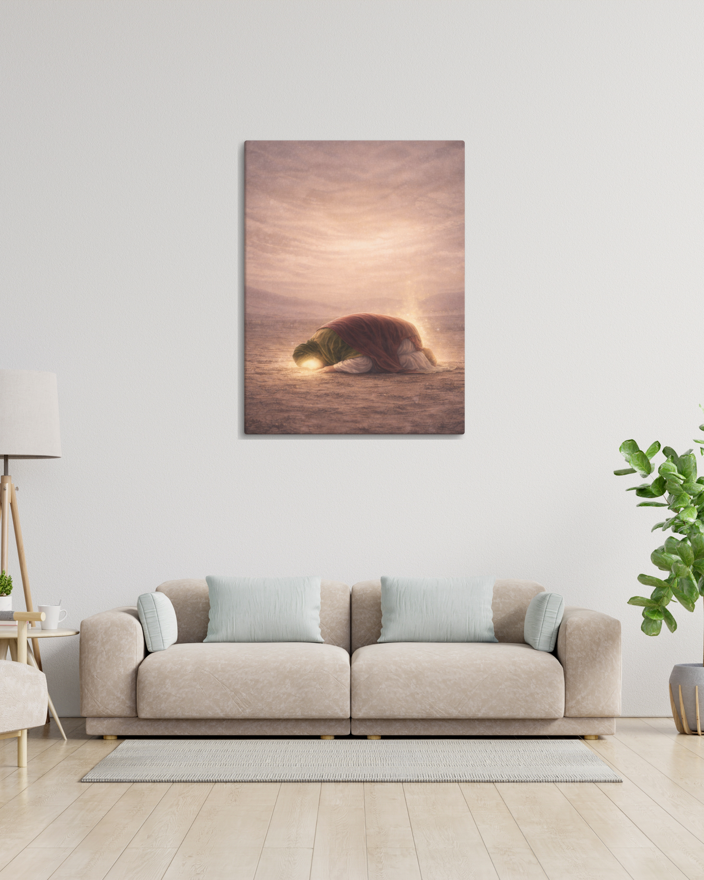 Prostration of Light | Ahlulbayt Canvas Wall Art