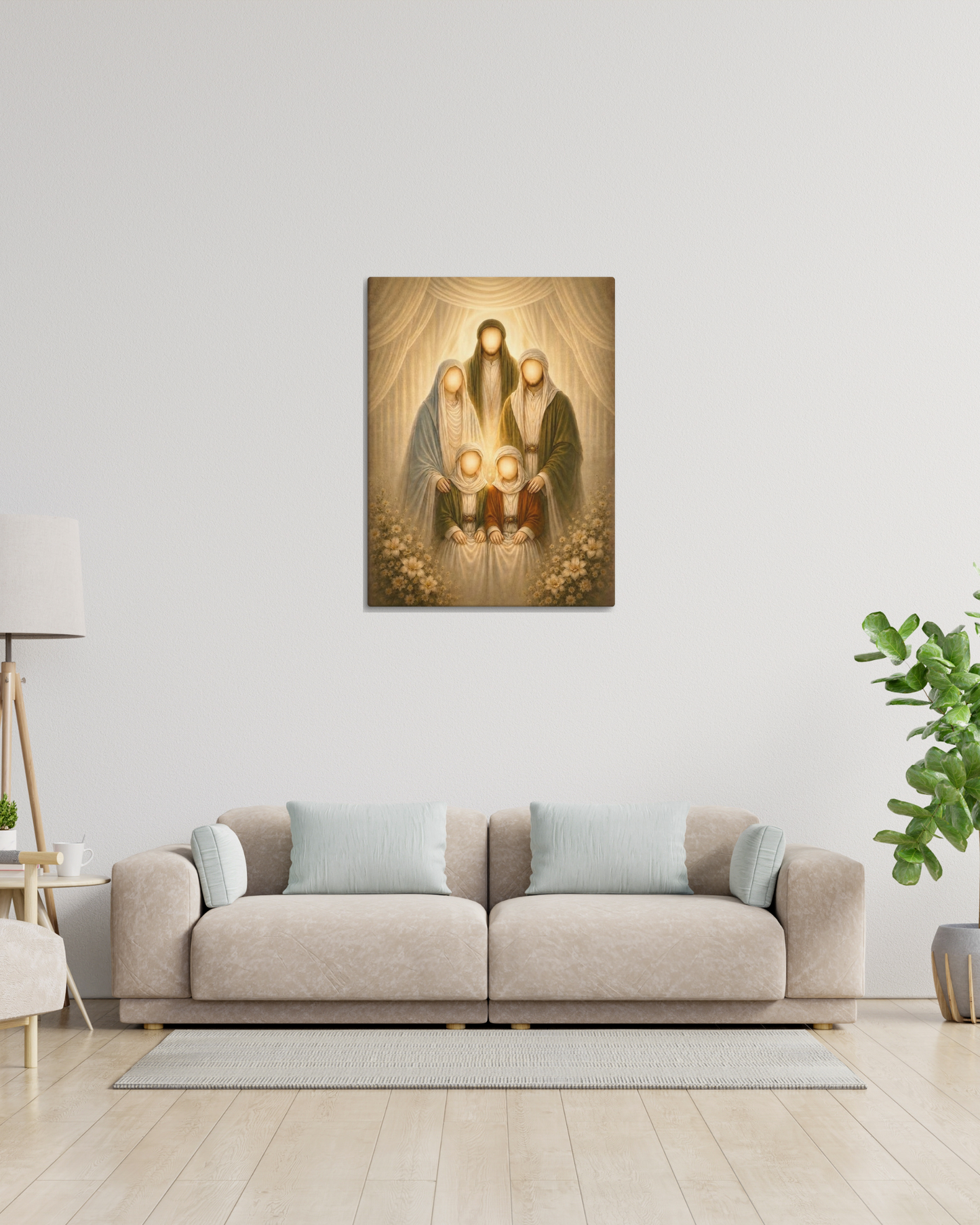 The Radiance of Purity | Ahlulbayt Canvas Wall Art