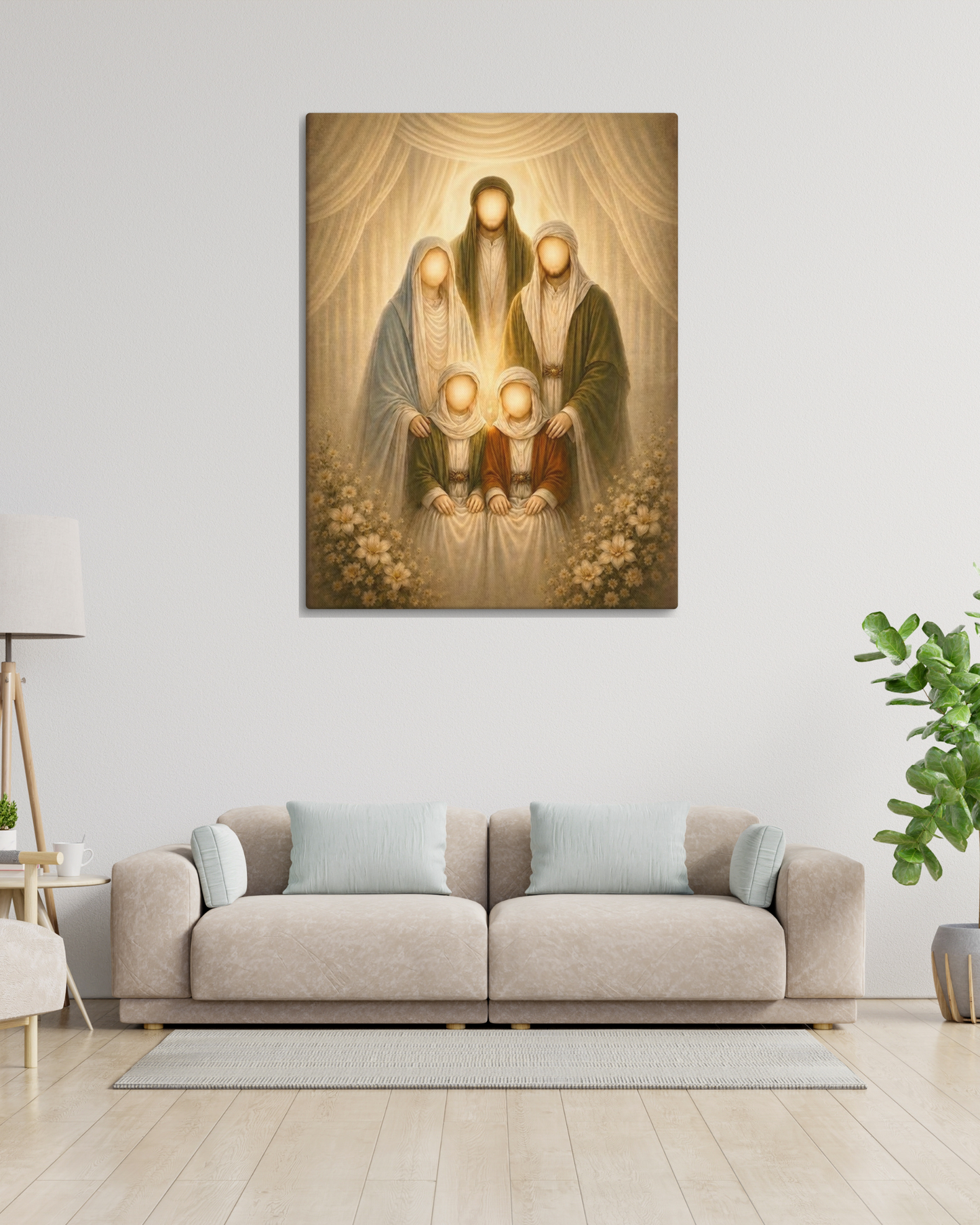 The Radiance of Purity | Ahlulbayt Canvas Wall Art